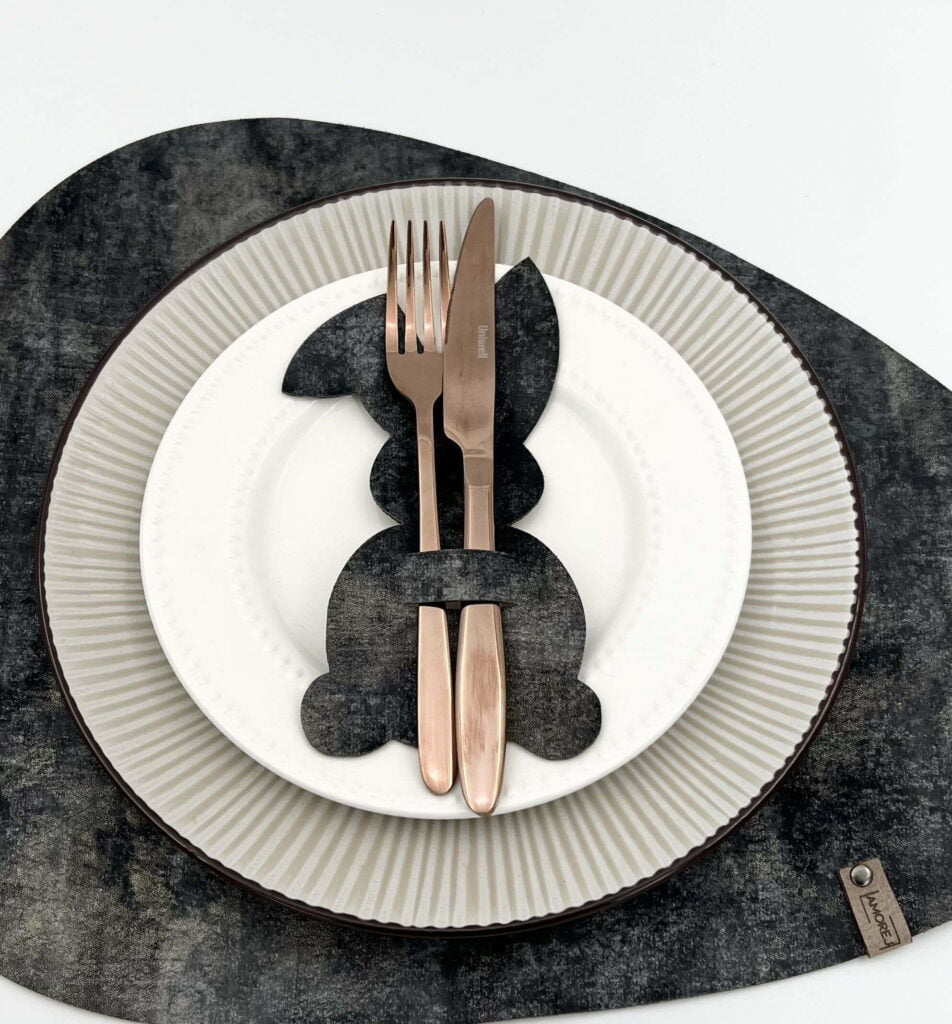 Stalo įrankių laikiklis papuošimas Zuikis (stlir9) - AMOREJ.LT